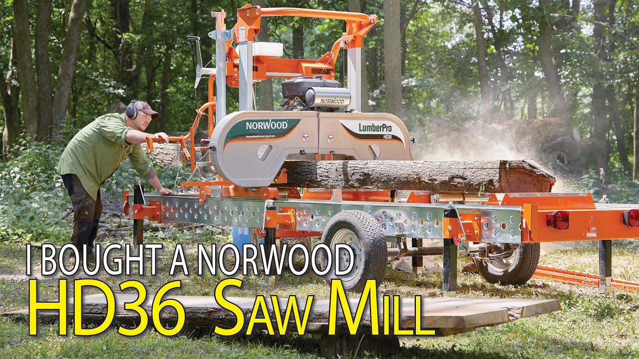 Сборка лесопильного станка Norwood HD36!
