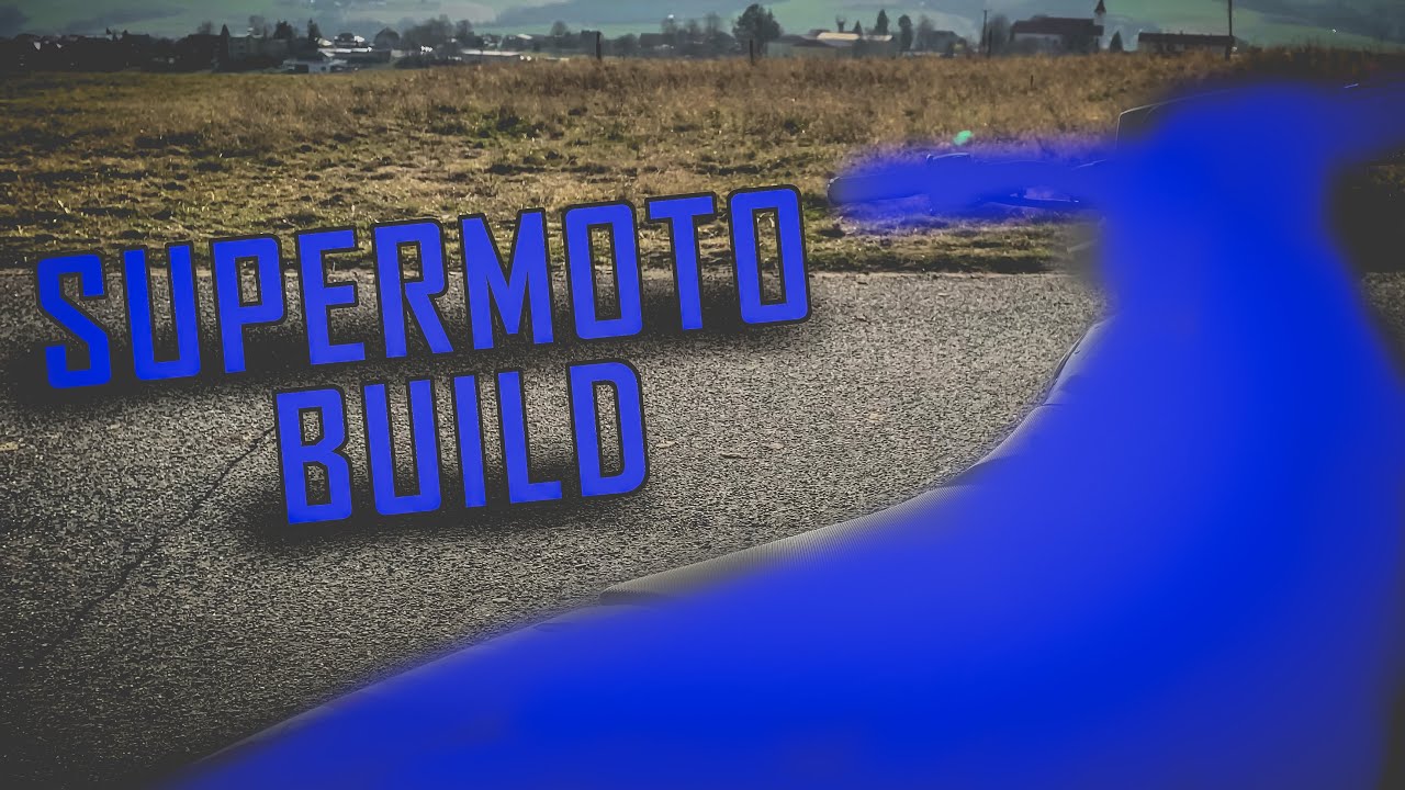YAMAHA WR 450F budget supermoto build