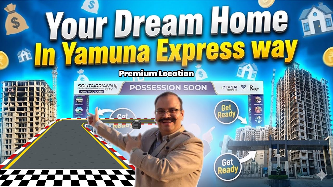 Solitairian City Yamuna Expressway | Full Site Visit | Property Vlog | Investment Opportunity