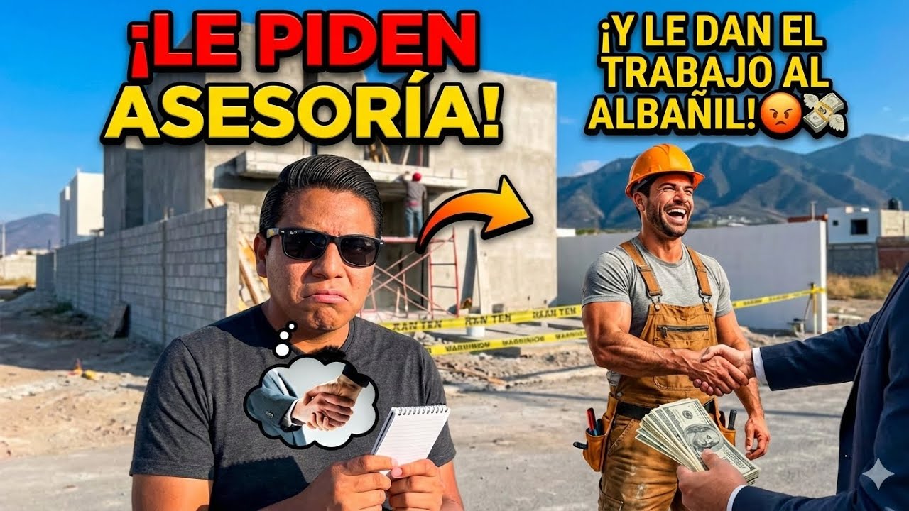 PIDEN ASESORÍA AL ARQUITECTO Y DESPUÉS LE DAN LA CHAMBA A UN ALBAÑIL 😡