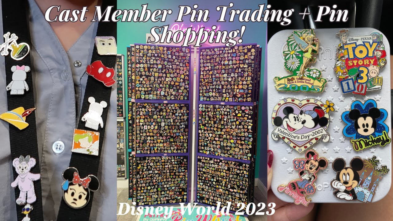 Cast Member Pin Trading is Back in Disney World! ✨ | pin trading + going to Pin HQ!