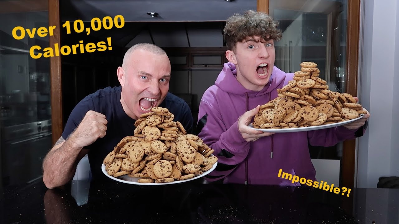 We attempted the 200 COOKIE CHALLENGE!! (10,000 CALORIES)