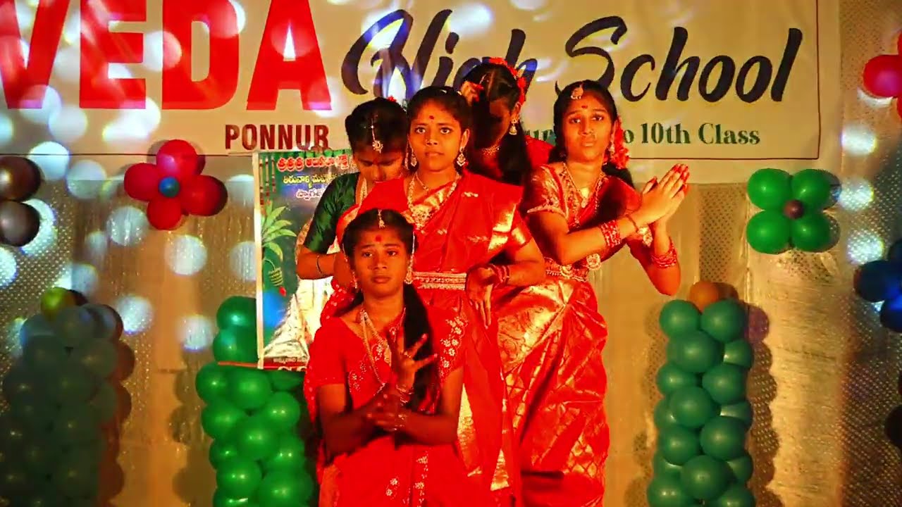 Pranavalaya Song 2025 || SRI VEDA HIGH SCHOOL || PONNUR