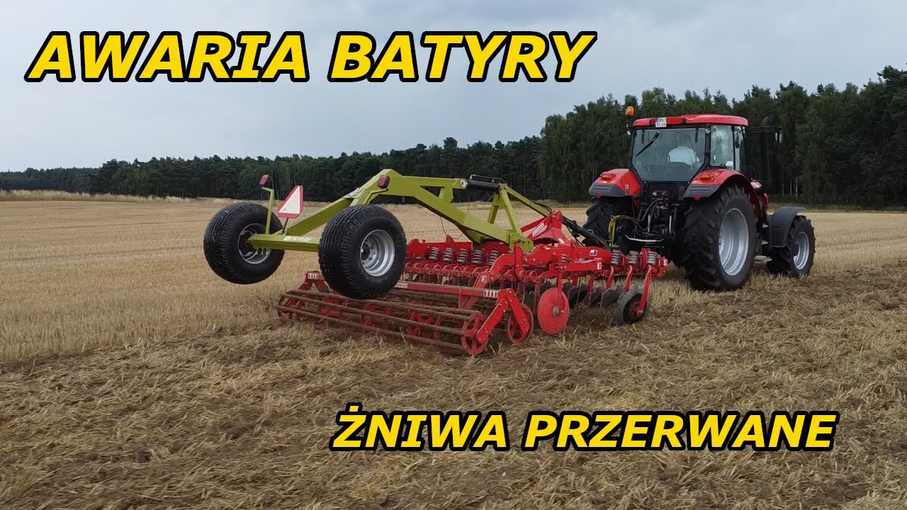 UPRAWIAMY ŚCIERNISKA ZETOR FORTERRA 130 HSX I AWARIA BATYRY [VLOG 137]