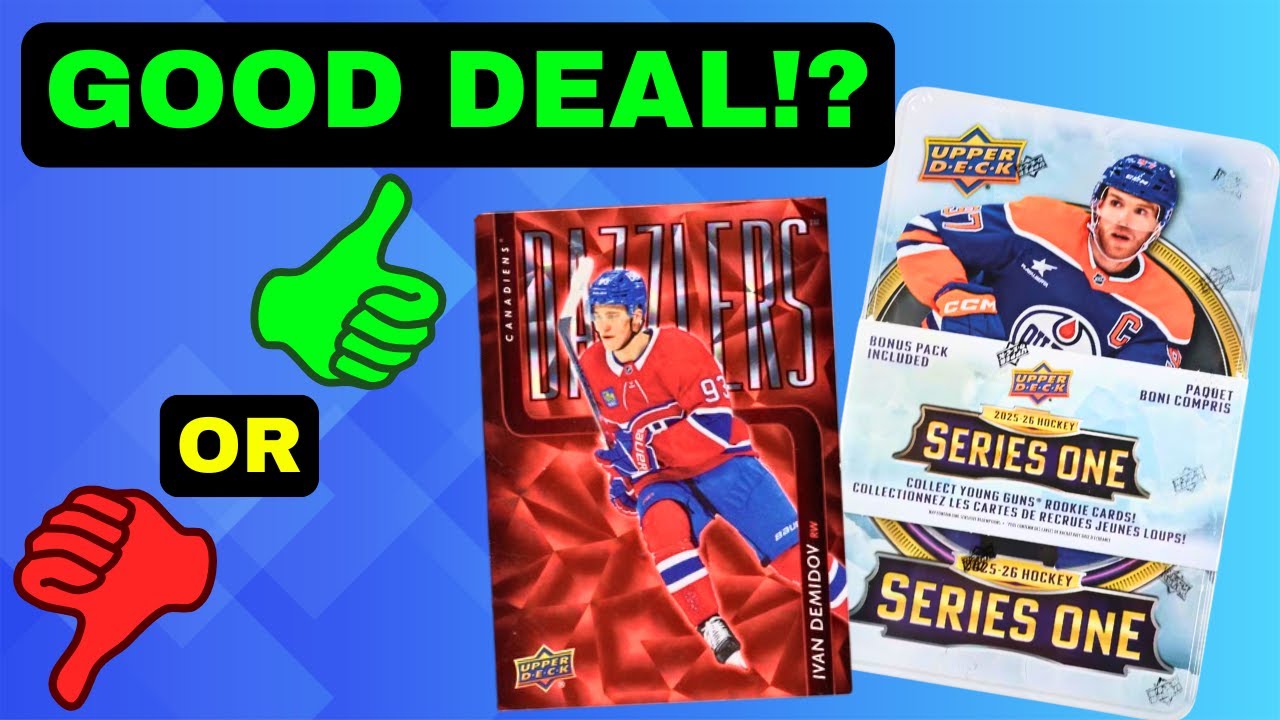HOW GOOD ARE THE TINS? 2025-26 UPPER DECK SERIES 1 TIN!