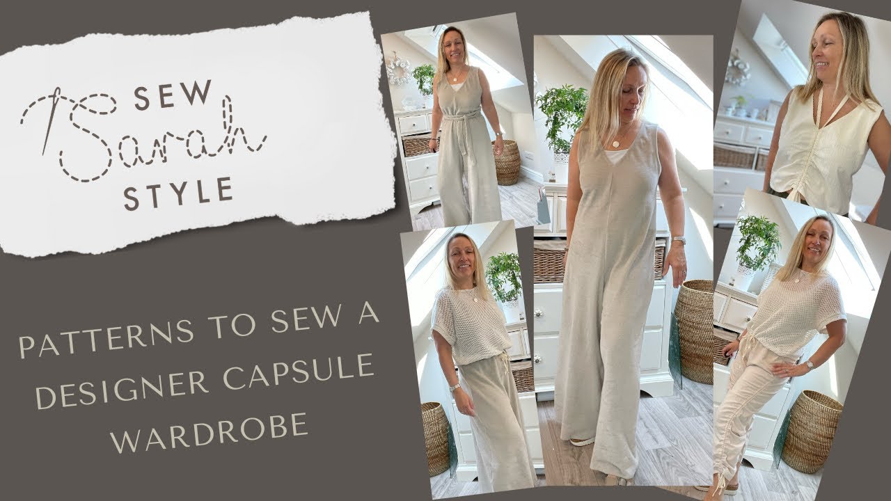 Easy beginner patterns to create a mini capsule collection for the Sew Recreate the Look challenge!