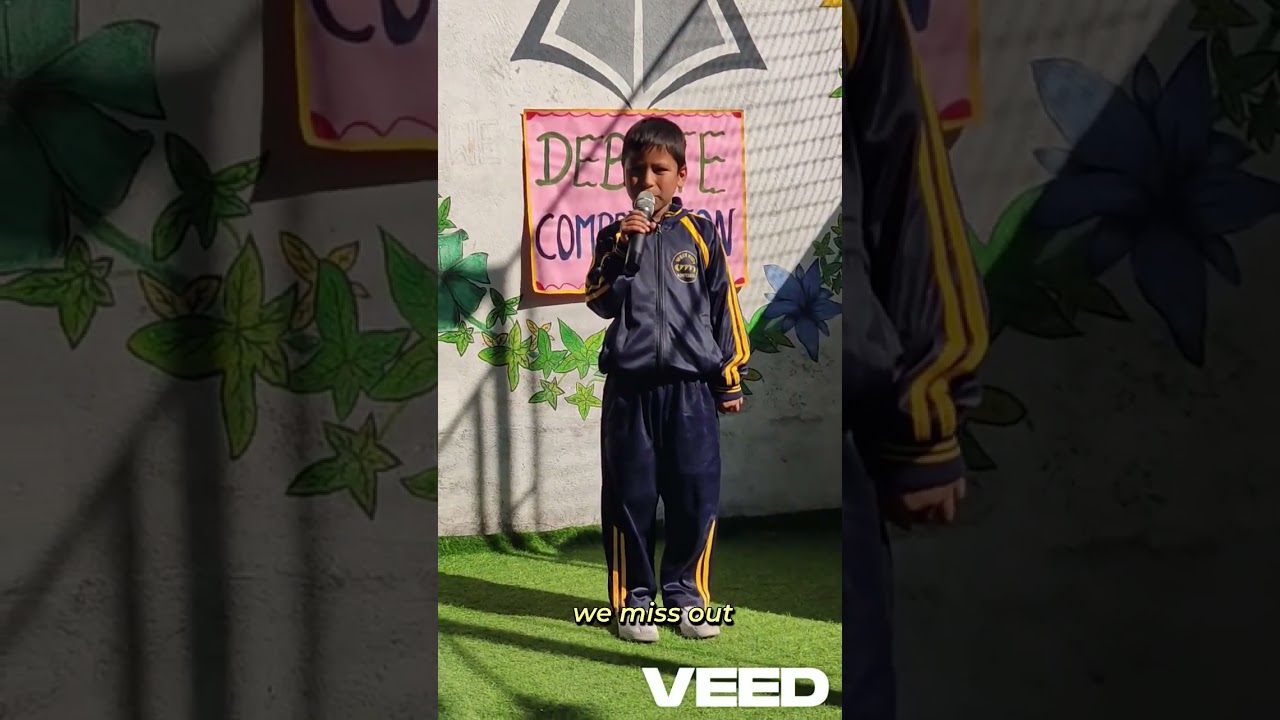 Riyaz's Speech at Sanskar Vidhyapith School