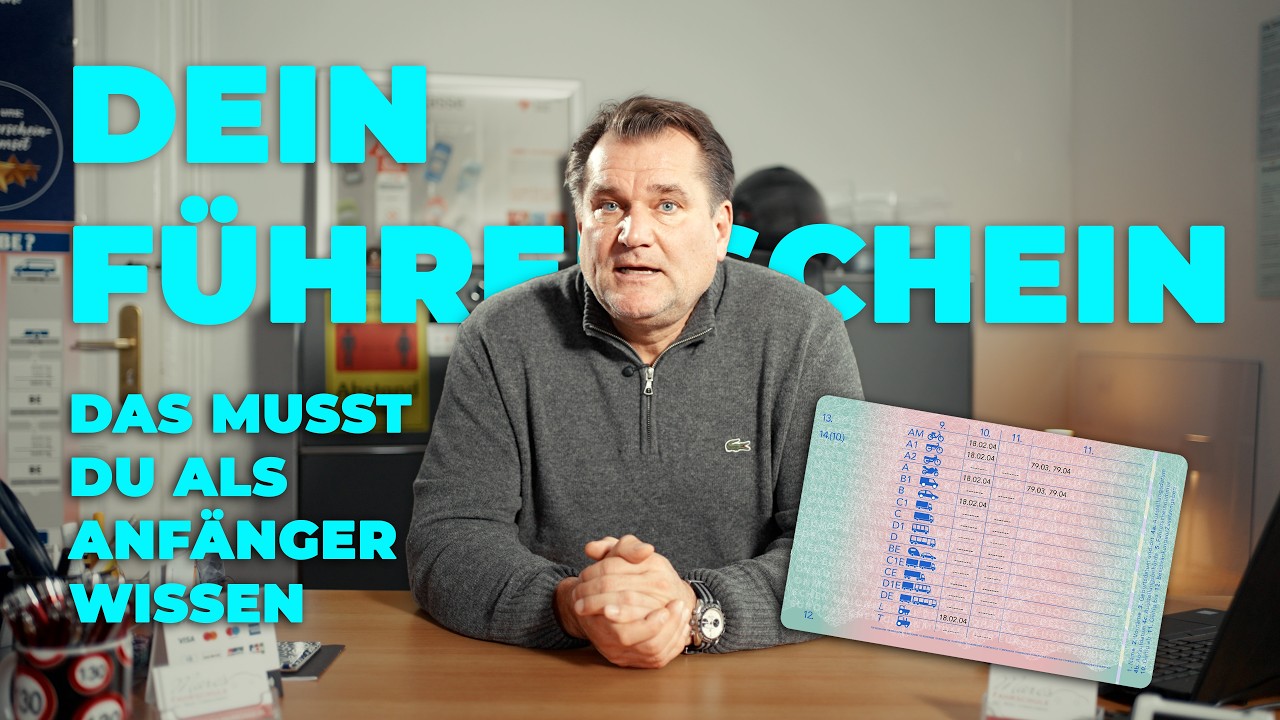 Dein Führerschein: Das musst du als Anfänger wissen