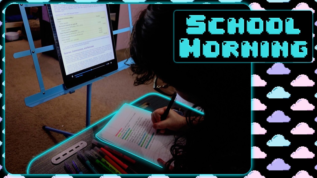 Online School Morning Routine~ (cozy, relaxed, dealing with seasonal depression, Finch app)
