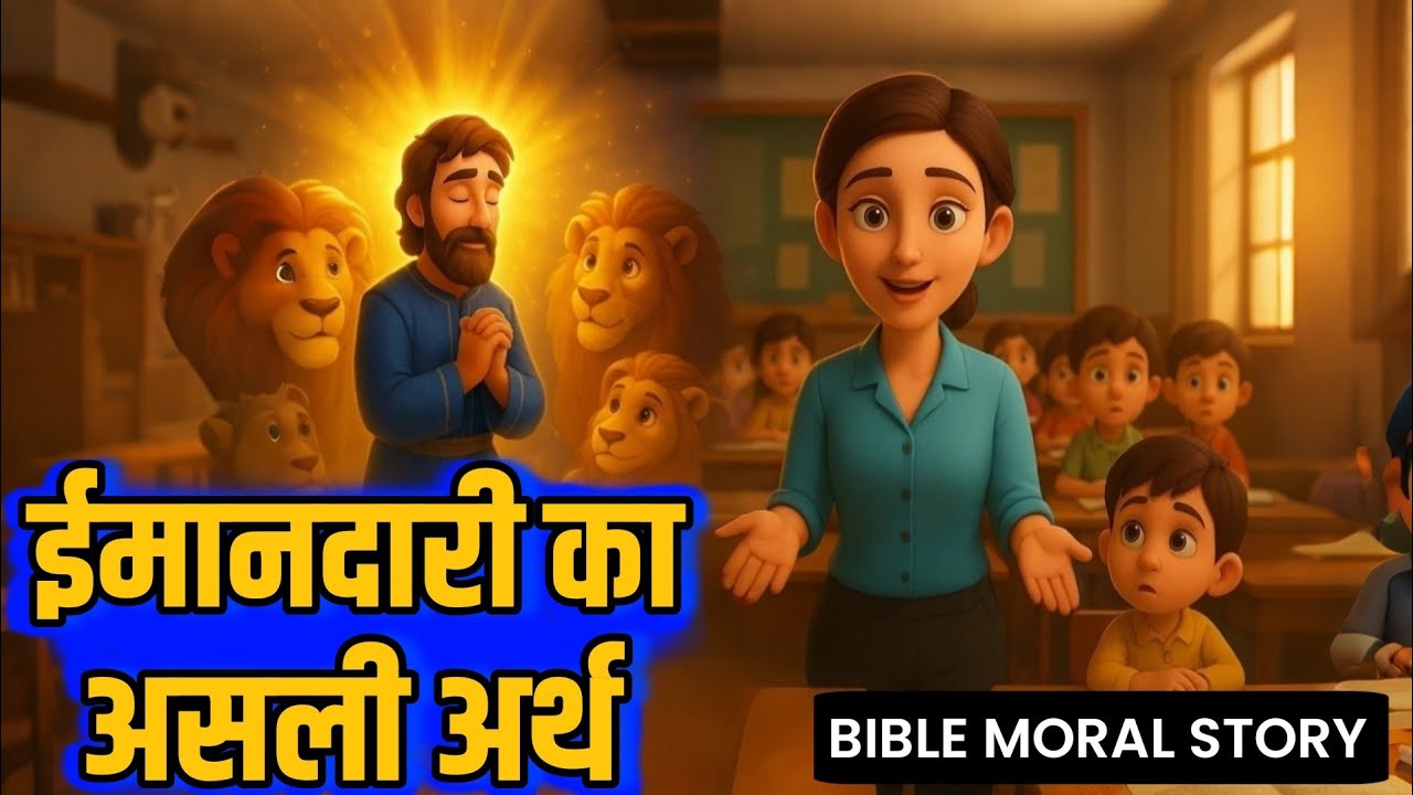ईमानदारी का असली अर्थ | Daniel की सच्ची कहानी  | 3D Moral Animation in Hindi & English | Bible Story