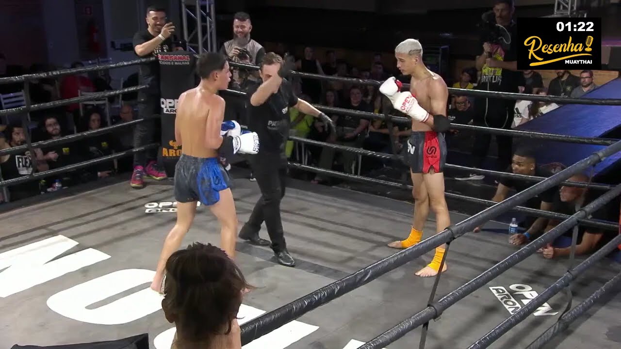 Luta Card principal Open Aron Six - Nicollas Gasparini X Mateus Jogador