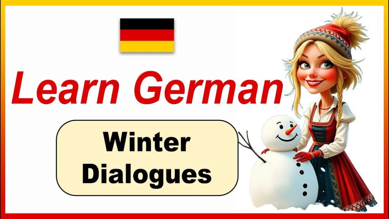 German Speaking Practice with Winter Scenarios | Beginner Friendly