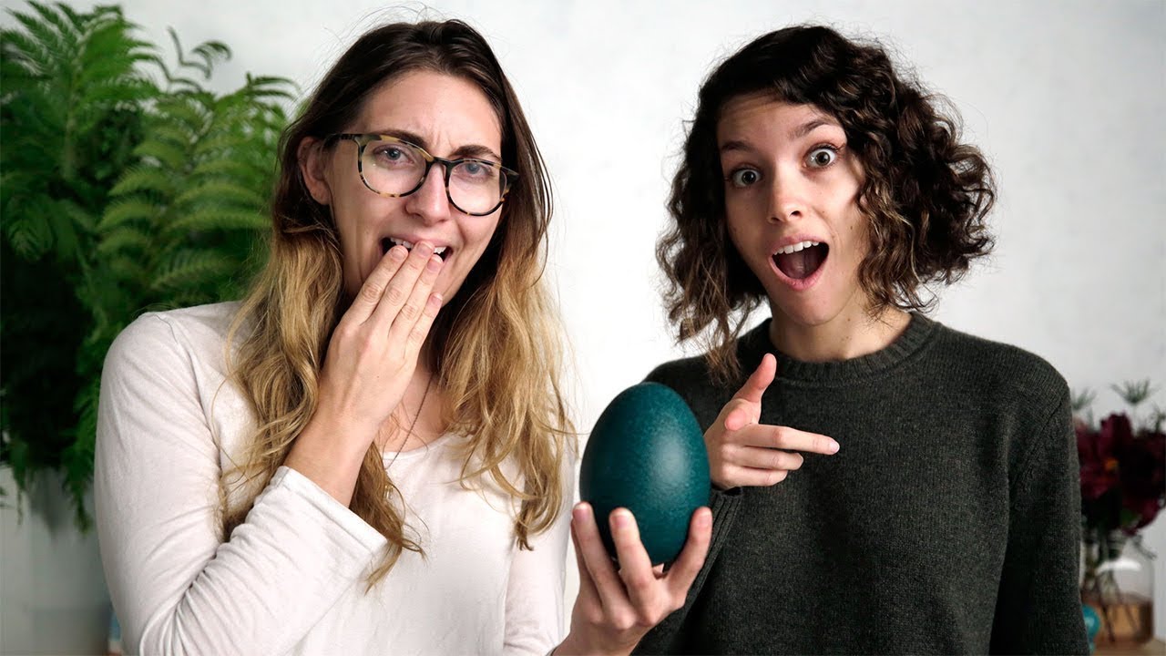 EMU EGG OMELETTE CHALLENGE | Tastemade Staff