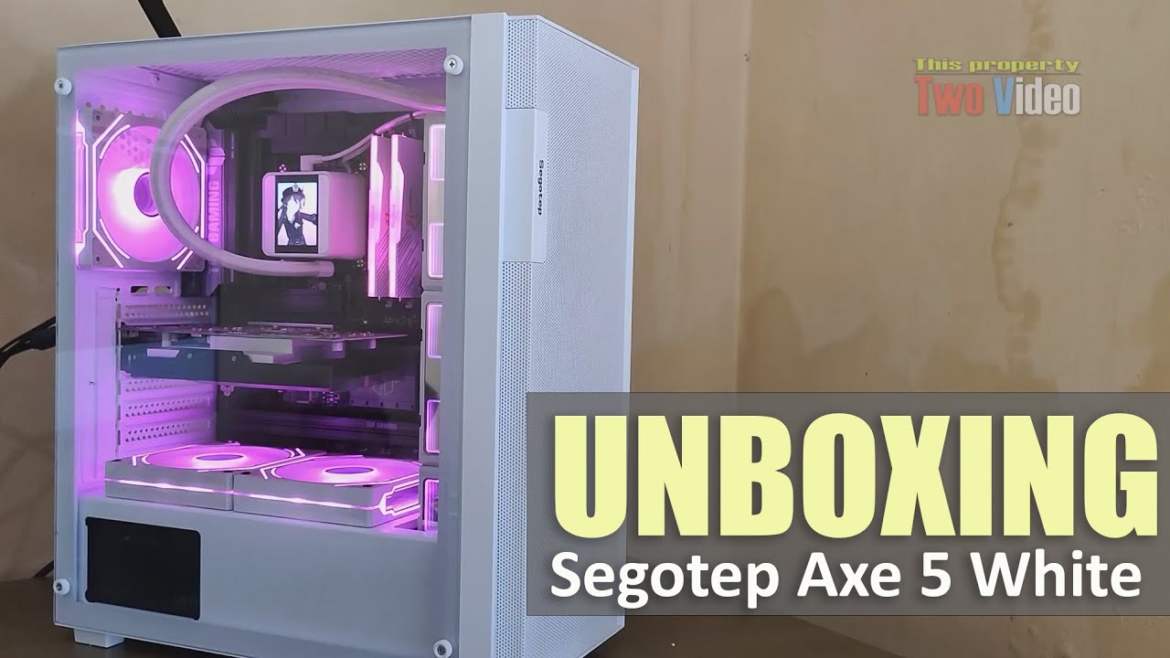 ATX Gaming PC Build | Segotep AXE 5 White