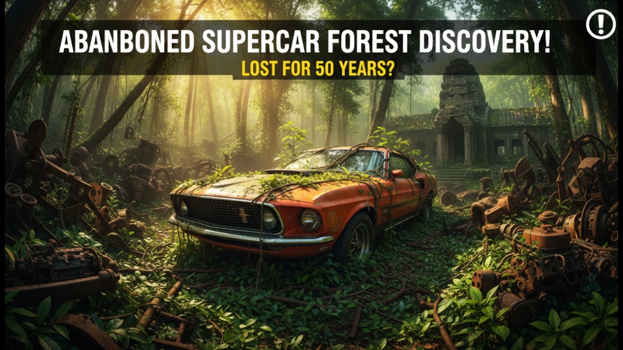 Forgotten Ford Mustang Boss 429 Found in the Grass — Complete Restoration Transformation