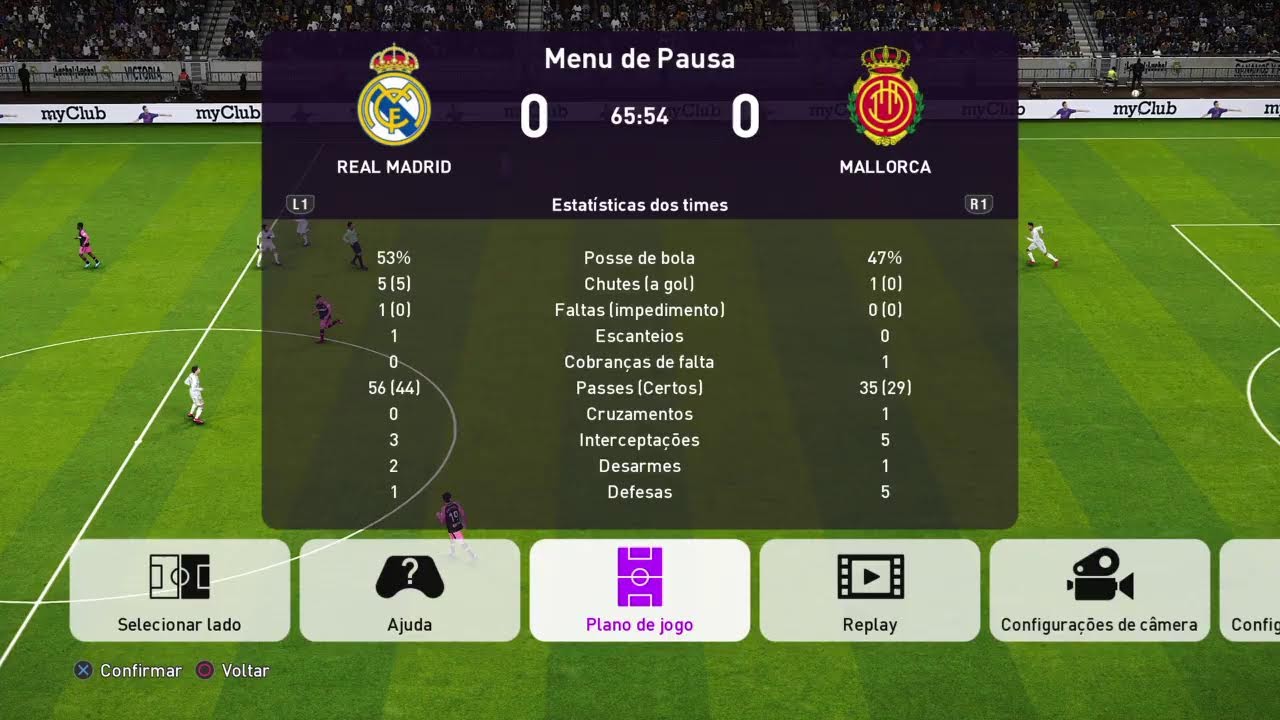 PES 2020 Real madrid PS4 AO VIVO