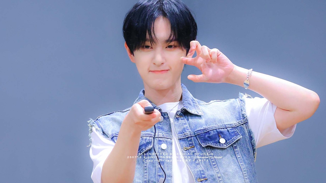 [4K] 내 머리가 나빠서 - X-UNIT 엑스유닛 XODIAC 소디엑 현식 HYUNSIK Focus ｜ 250705 FAN SIGN EVENT ｜