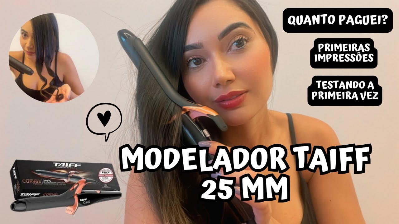 BABYLISS TAIFF CURVES 25mm VALE A PENA? TESTANDO PELA PRIMEIRA VEZ  SUPEROU AS EXPECTATIVAS? QUANTO?