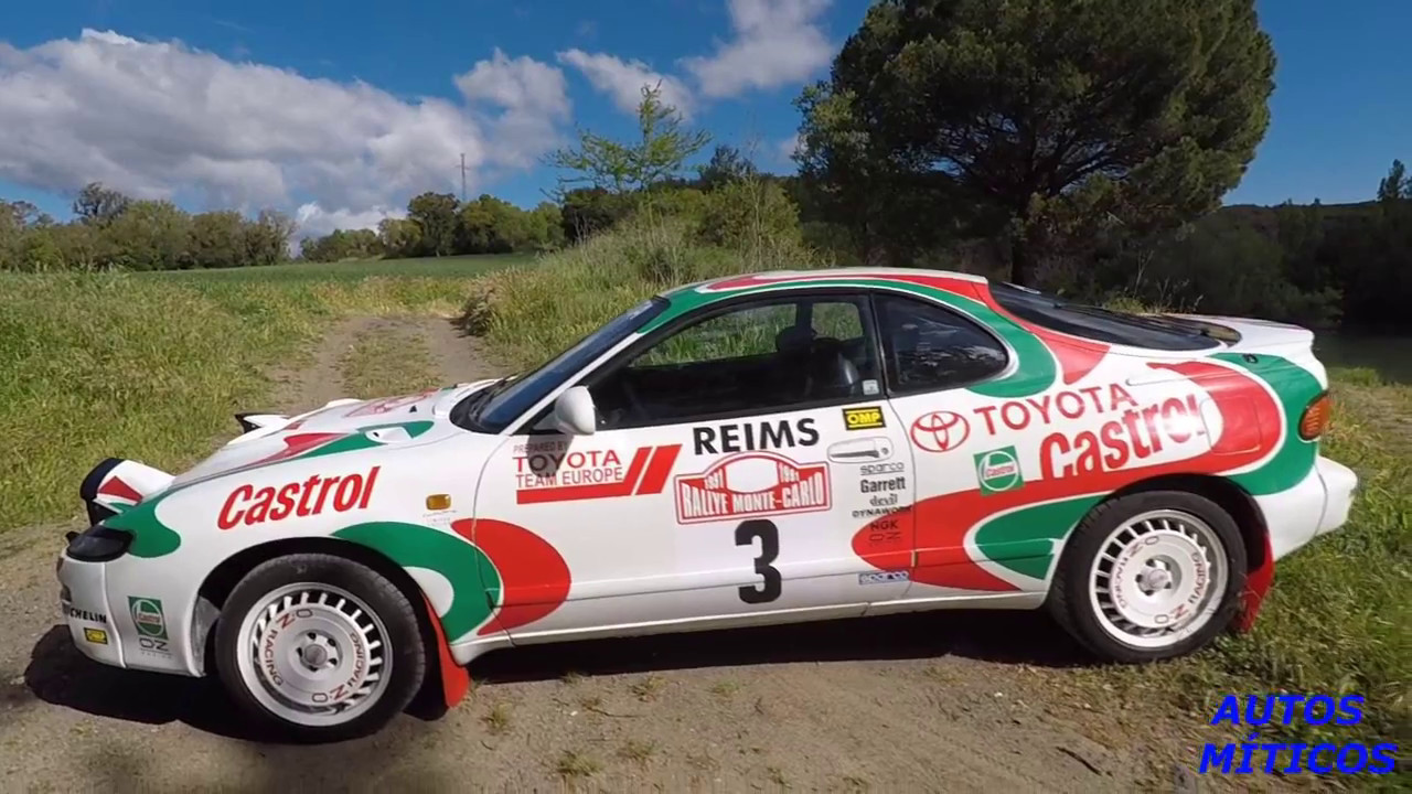 Prueba del mítico Toyota Celica ST185RC Carlos Sainz
