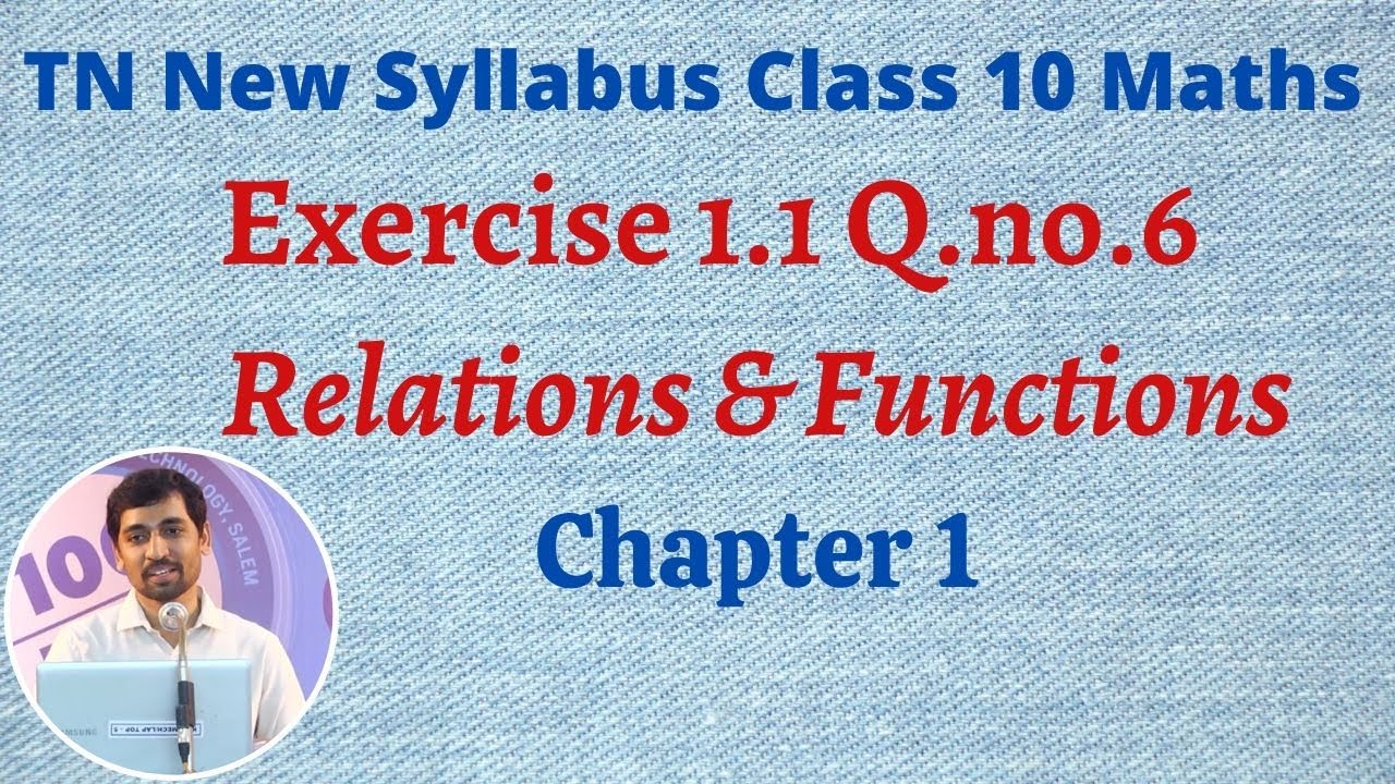 TN Class 10 Maths  Relations And Functions Ex 1.1 Sum 6 Chapter 1