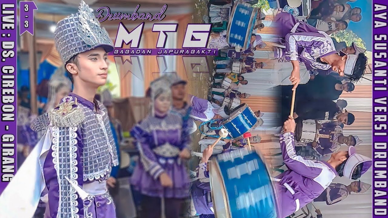 AYA SUSANTI versi drumband MTG | Live : ds. Cirebon Girang - Cirebon (3/3)