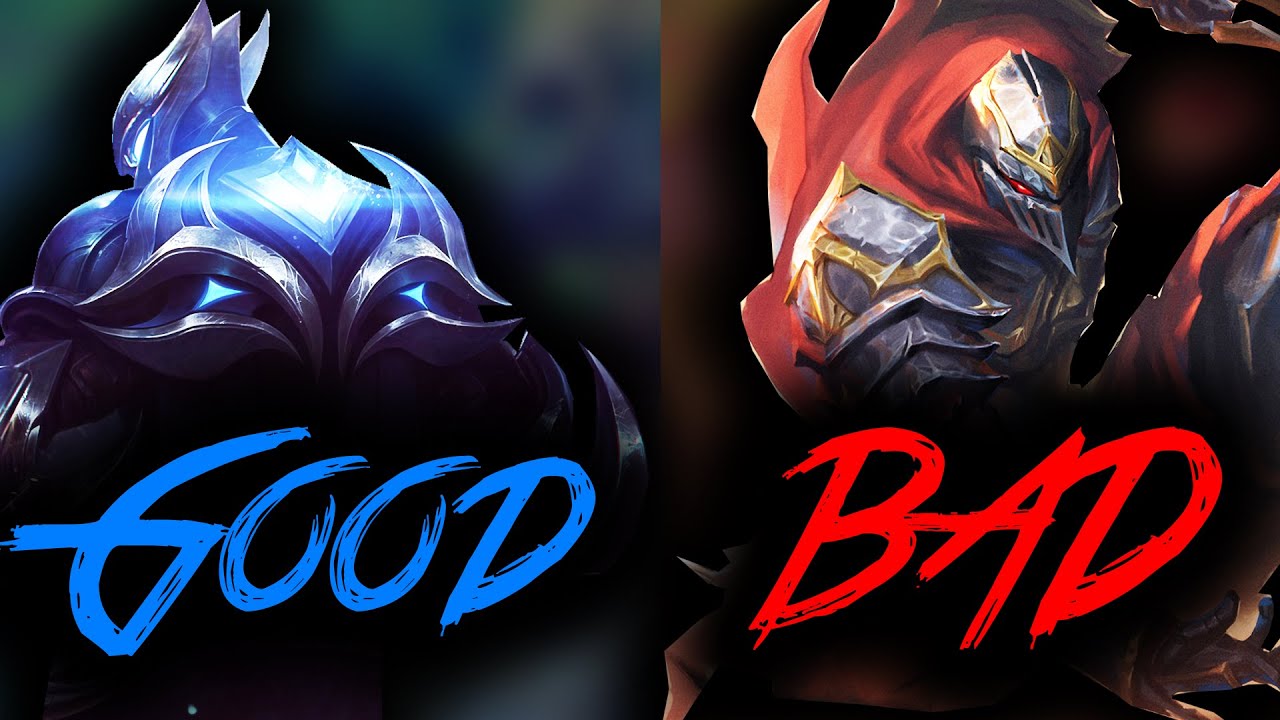 THE DIFFERENCE BETWEEN GOOD AND BAD ZED PLAYERS