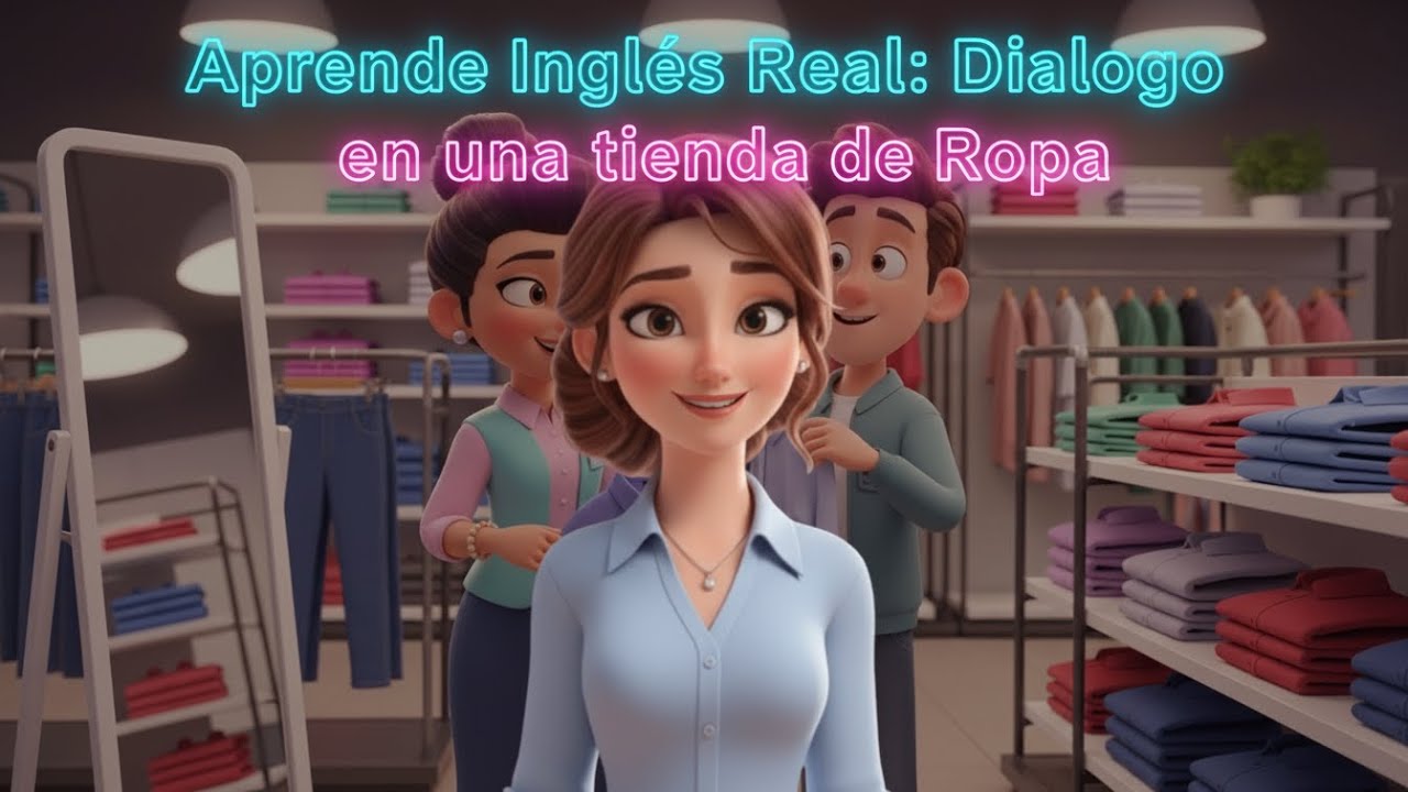 Aprende Inglés Real: Tienda de Ropa 🛍️ | Listening Fácil + Práctica de Pronunciación
