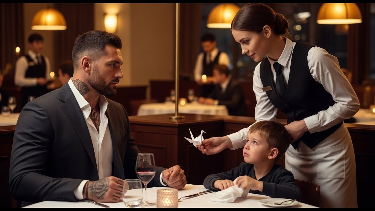 Waitress Helps a Crying Child At Restaurant —Until the Mafia Boss Said: “He Needs a Mom...”