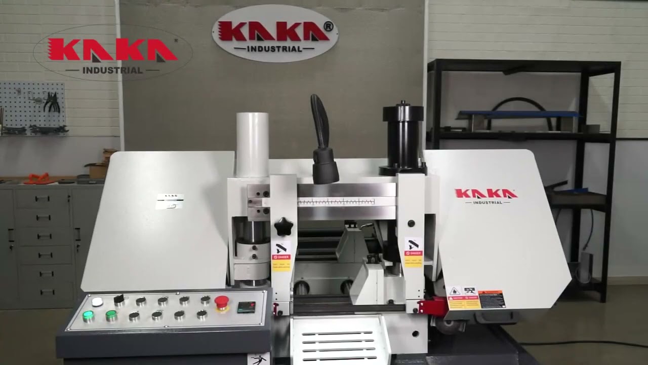 KAKA Industrial TBK-11B Double Column Band Saw, Hydraulic downfeed control