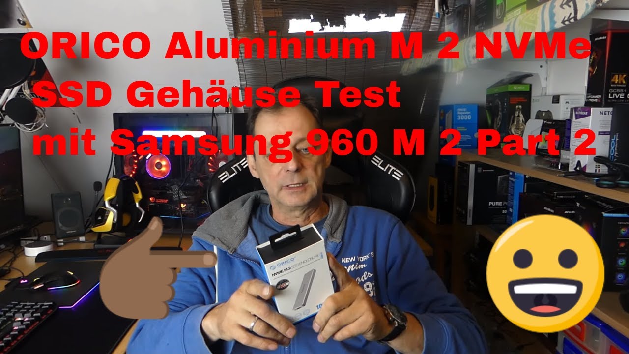 ORICO Aluminium M 2 NVMe SSD Geh&auml;use Test mit Samsung 960 M 2 Part 2