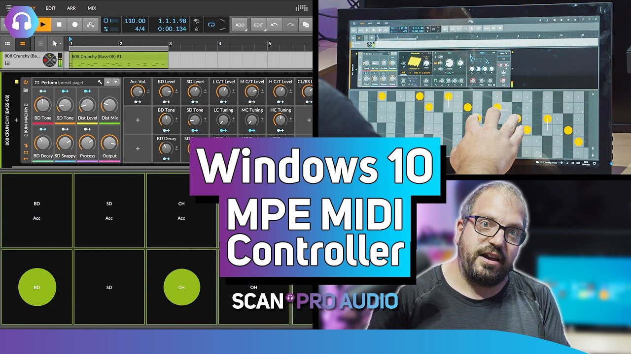 Touch Enabled Music Production on Windows 10