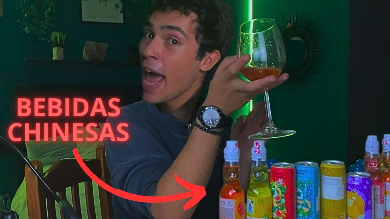 FIQUEI BÊBADO com BEBIDAS CHINESAS☠️