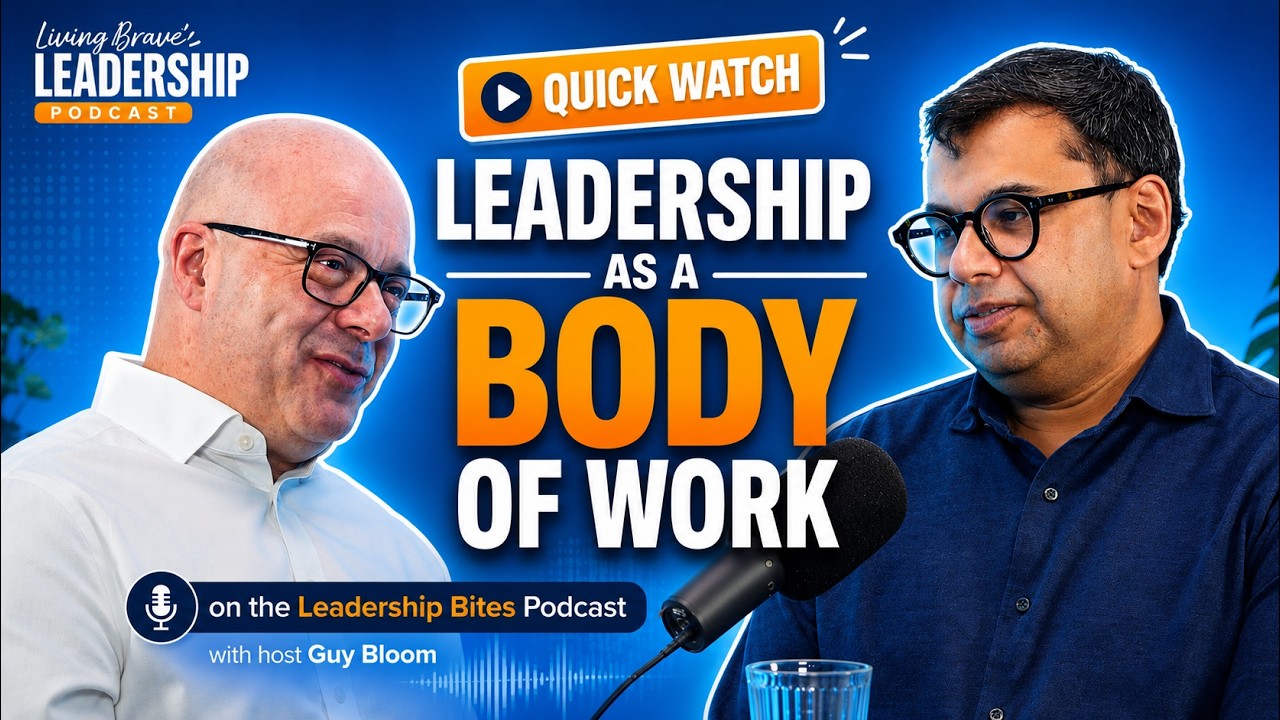 Leadership as a body of work with Sharath Jeevan, OBE