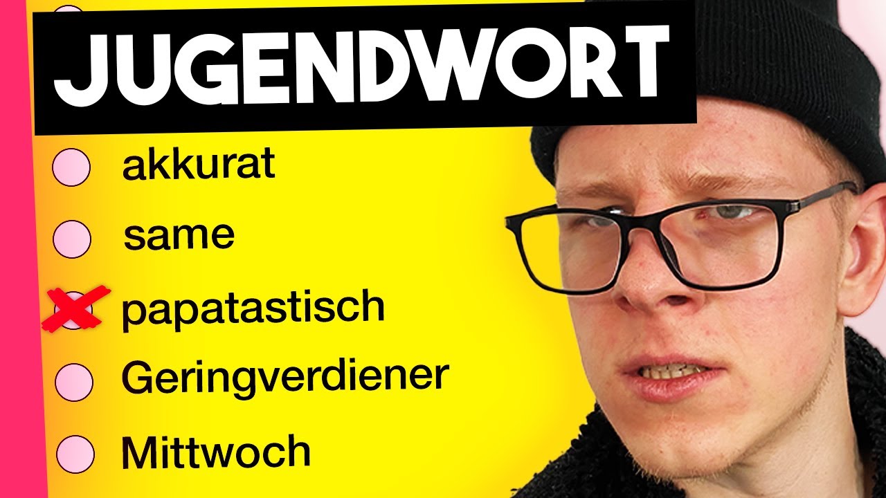 Rentner und Jugendsprache.