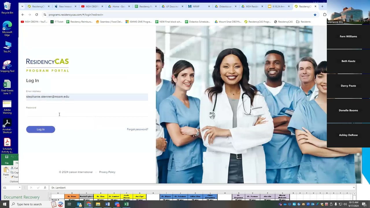 ResidencyCAS Program Manager Session #5 Sept 17 2024