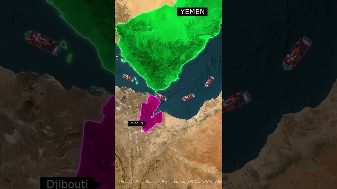 Iran Threatens To Blocks Bab el-Mandeb Too! #Shorts #IranIsraelWar#Geopolitics #OilCrisis #map