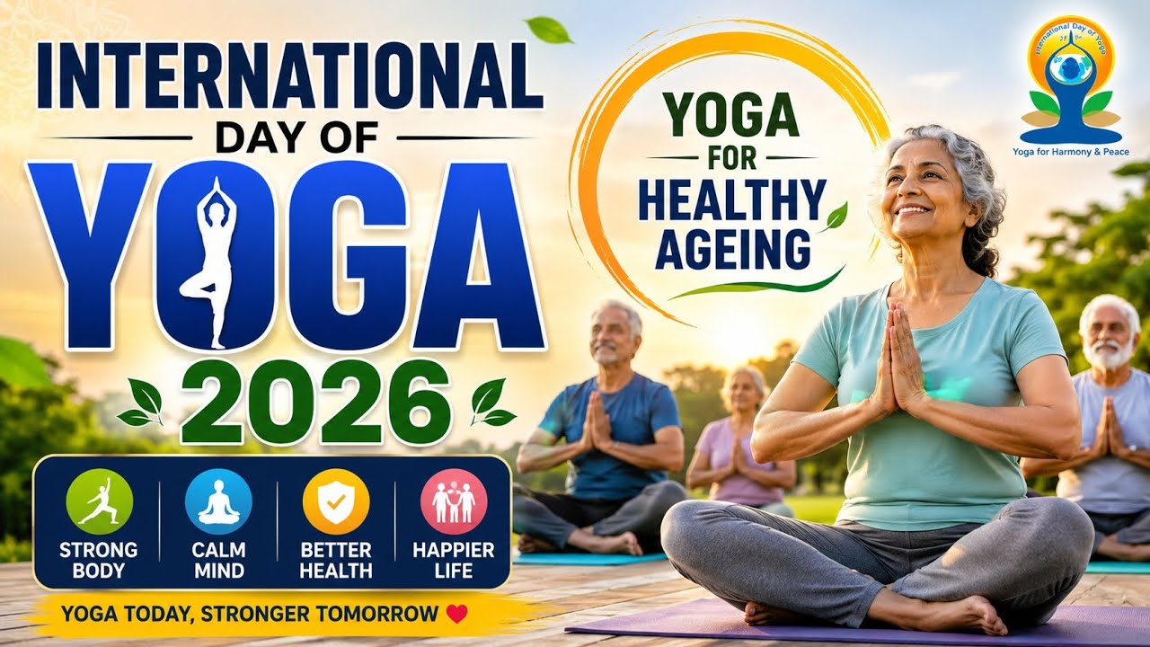 Best International Yoga Day Theme Speech/Essay in English | Yoga for Healthy Ageing | 2026 | Speech