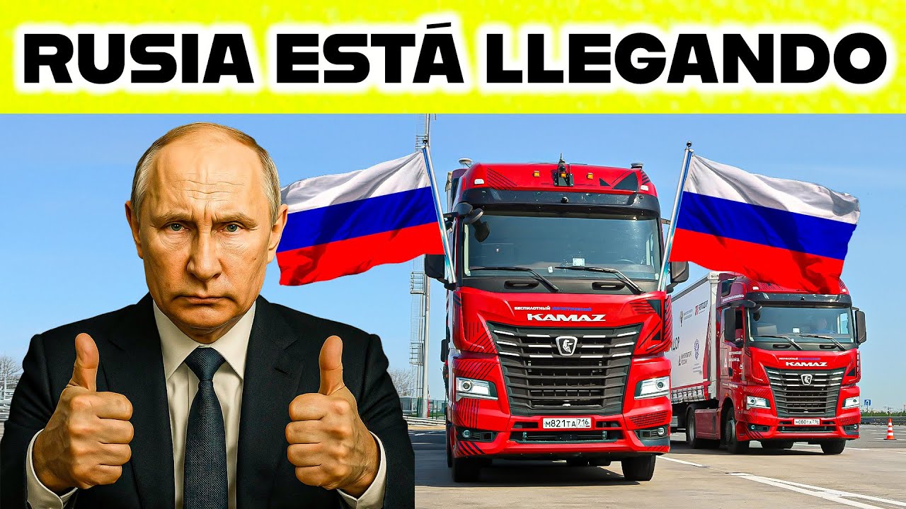 CAMIONES RUSOS KAMAZ buscan CONQUISTAR MÉXICO, ARGENTINA Y BRASIL