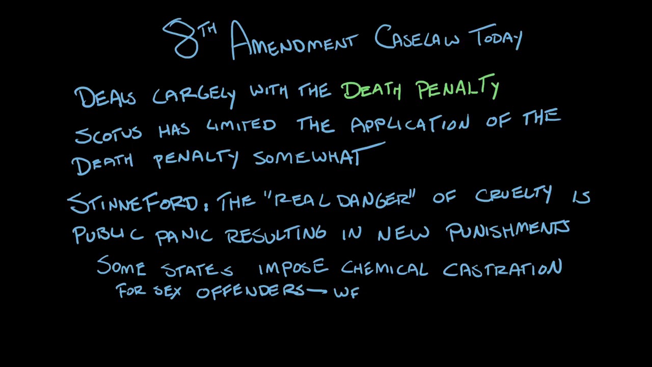 The Eighth Amendment | National Constitution Center | Khan Academy