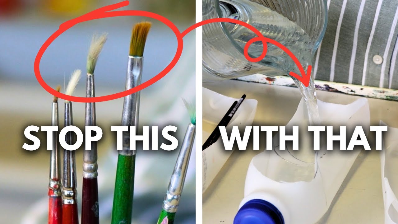 STOP Bent Brushes! How To Make An Easy DIY Plastic Brush Holder