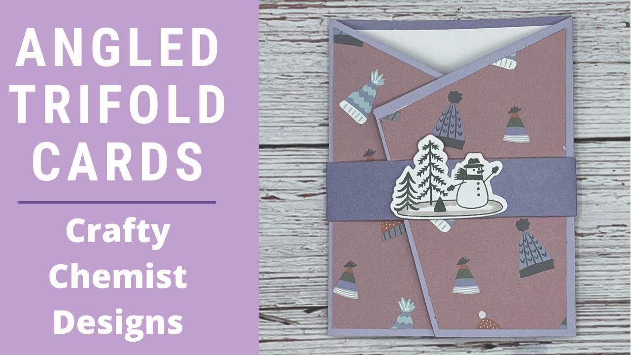 Angled Trifold Cards Tutorial