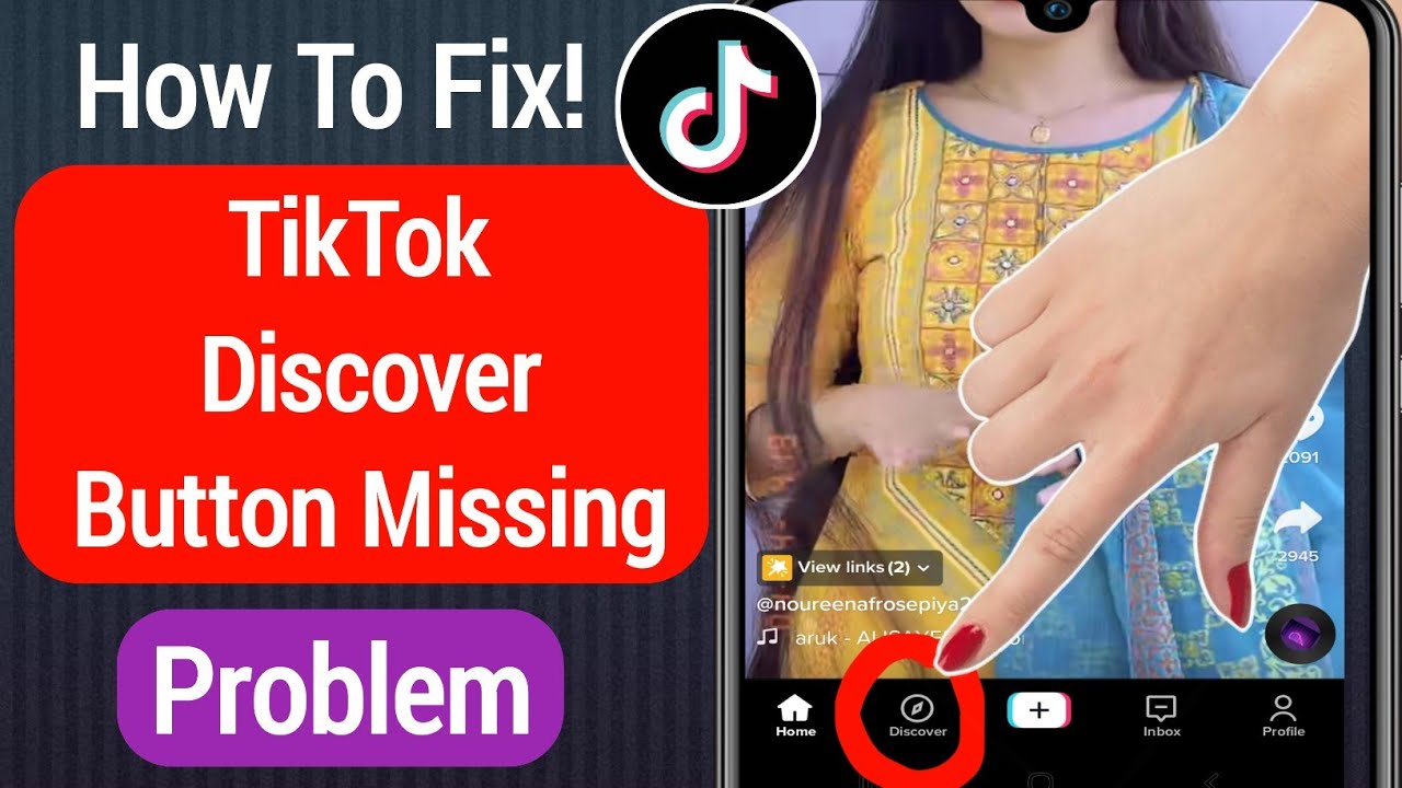How To Fix Tiktok Discover Button Missing Problem || Discover Button Missing on Tiktok (Fix)