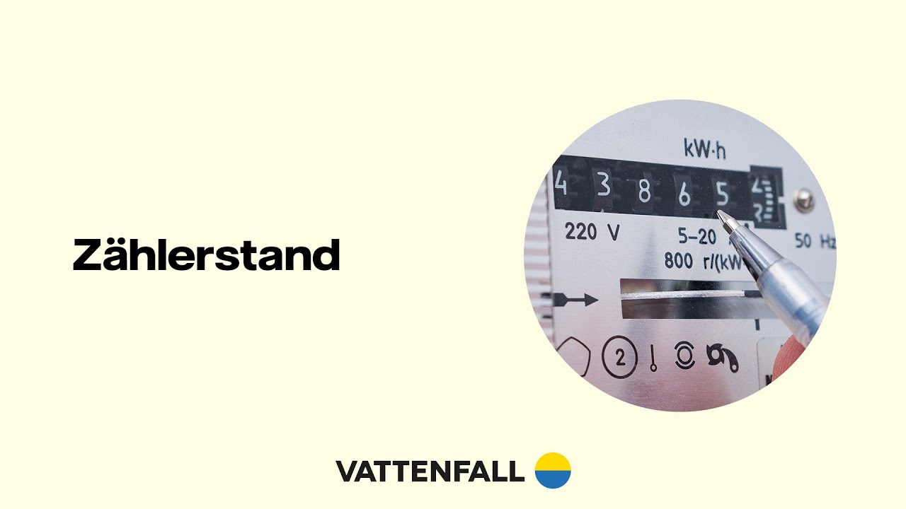 Zählerstand übermitteln einfach erklärt