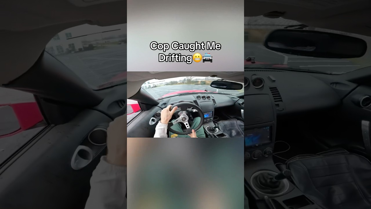Cop Caught Me Drifting😳🚨 #cars #drift #racing #racecar #shorts #viral #car #cops #carstunt