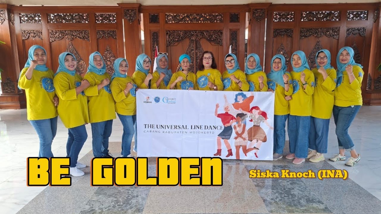 BE GOLDEN - Line Dance || Siska Knoch (INA)