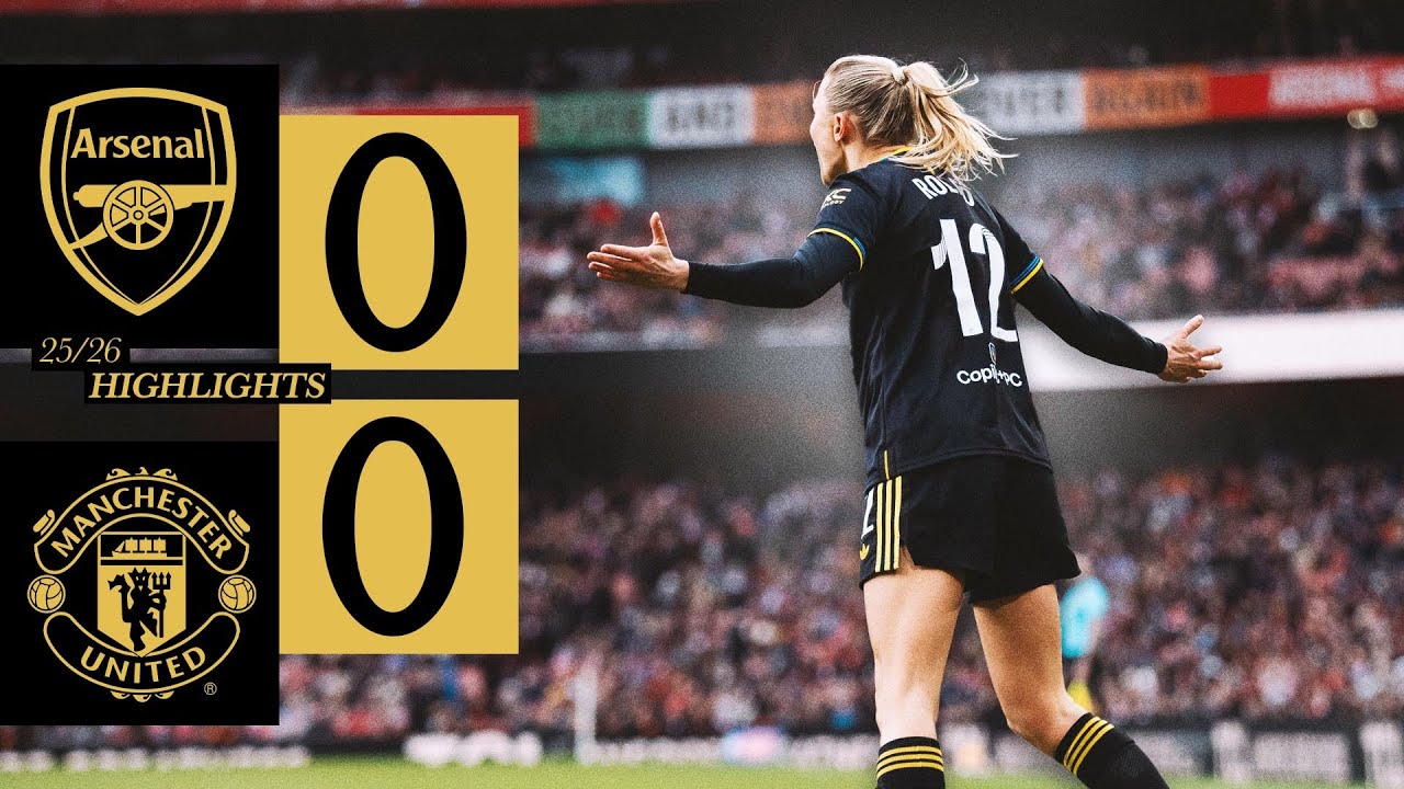 The Points Are Shared | Arsenal v Man Utd | Match Highlights