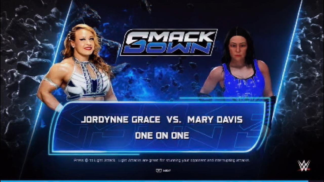 WWE Smackdown | Jordyanne Grace vs Mary Davis WWE2K25