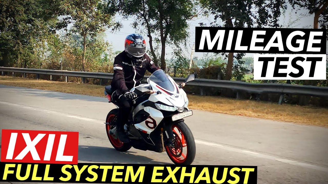 2025 APRILIA WITH IXIL FULL SYSTEM EXHAUST MILEAGE TEST | UNEXPECTED RESULT