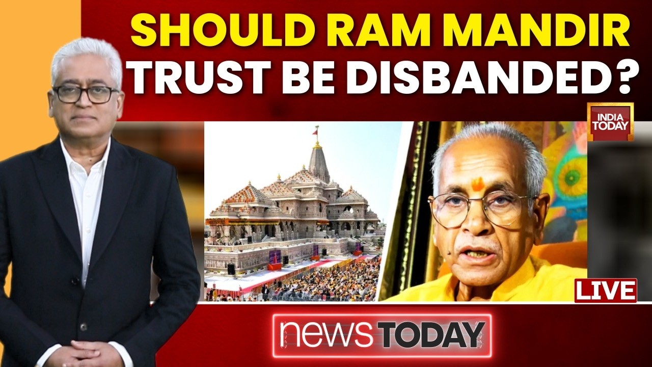 Rajdeep Sardesai LIVE: Ram Mandir Donation Theft | Should Ram Mandir Trust Be Disbanded? | NewsToday