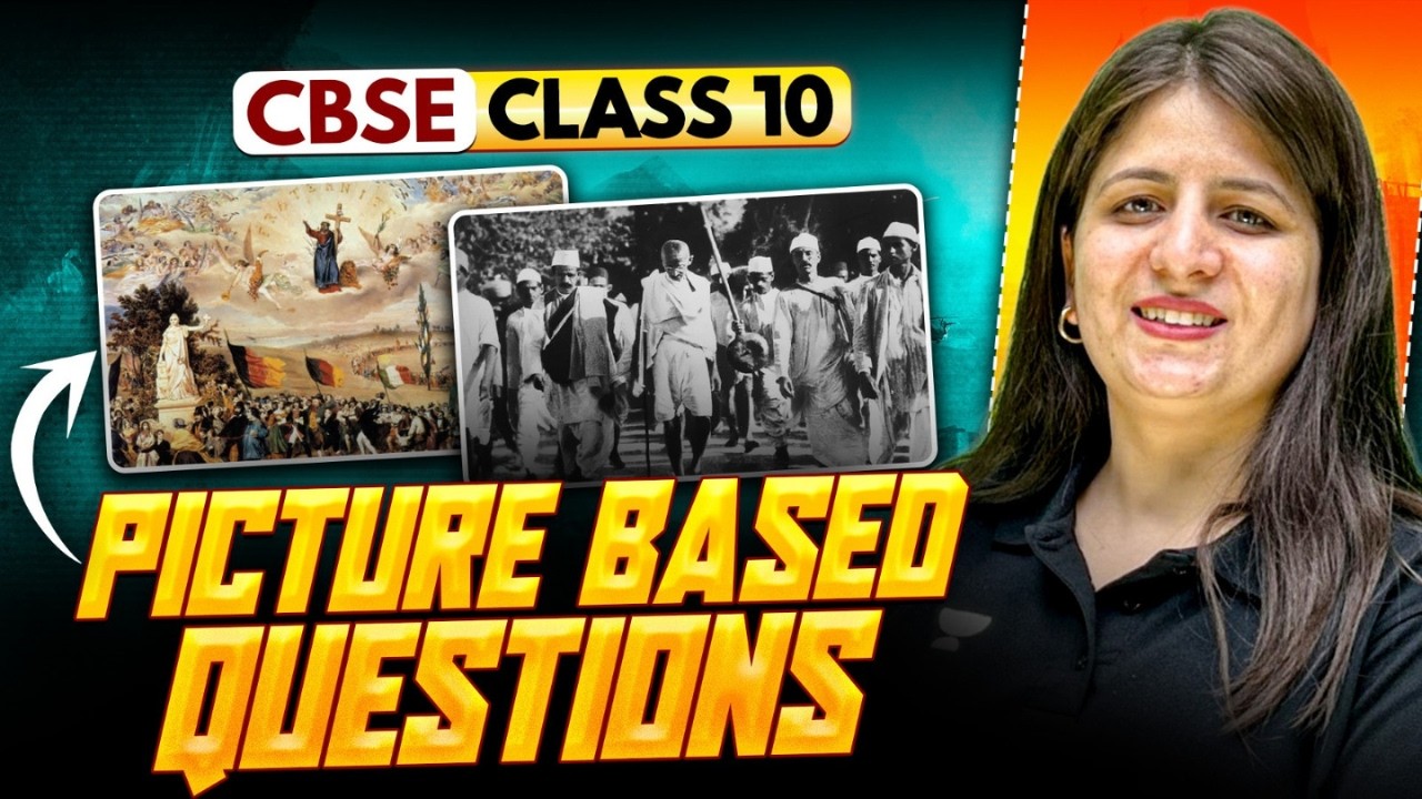 Picture Based Questions Class 10 || Class 10 SST 2026 || Shweta Ma'am